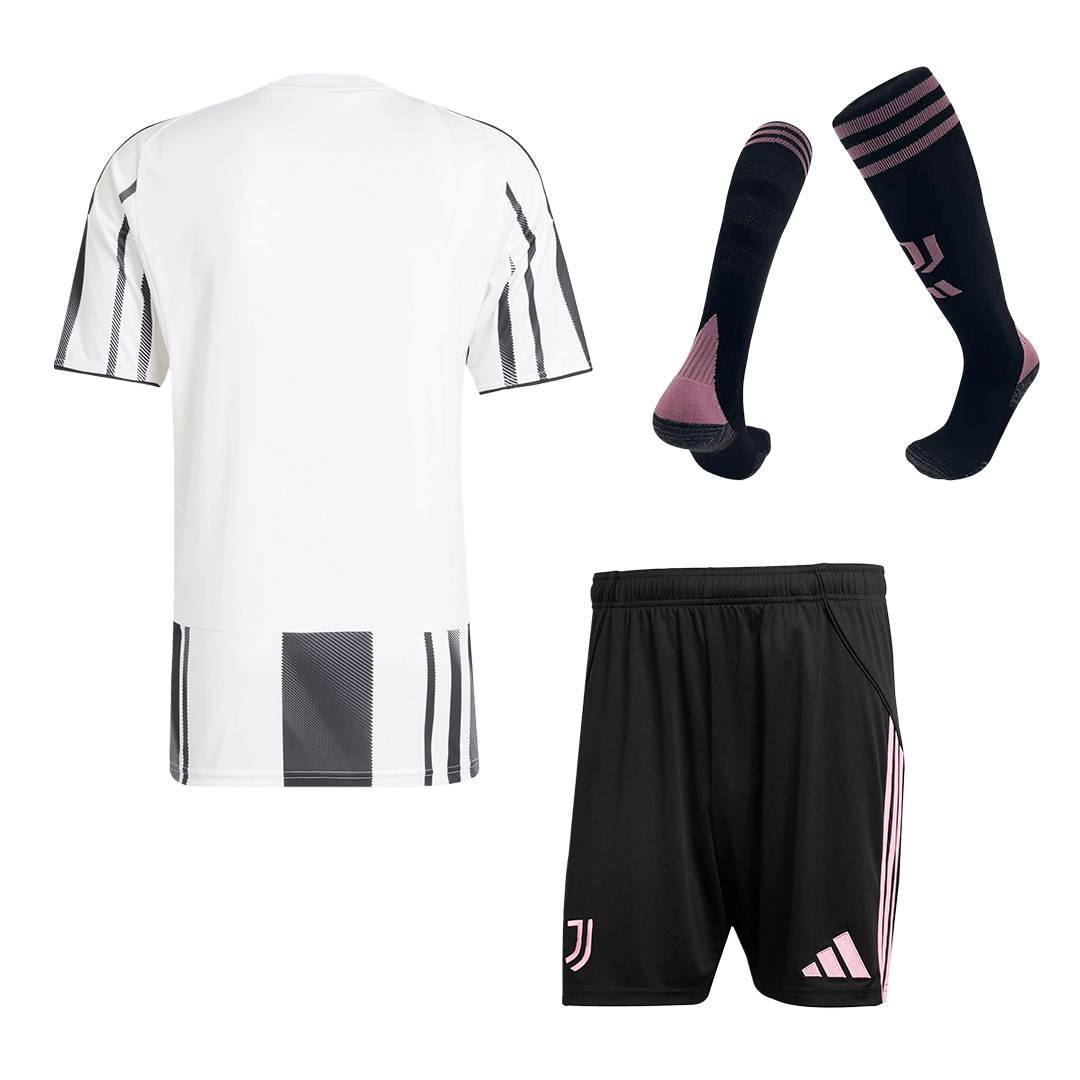Zestaw domowy Juventusu (koszulka + spodenki + skarpetki) 2025/26