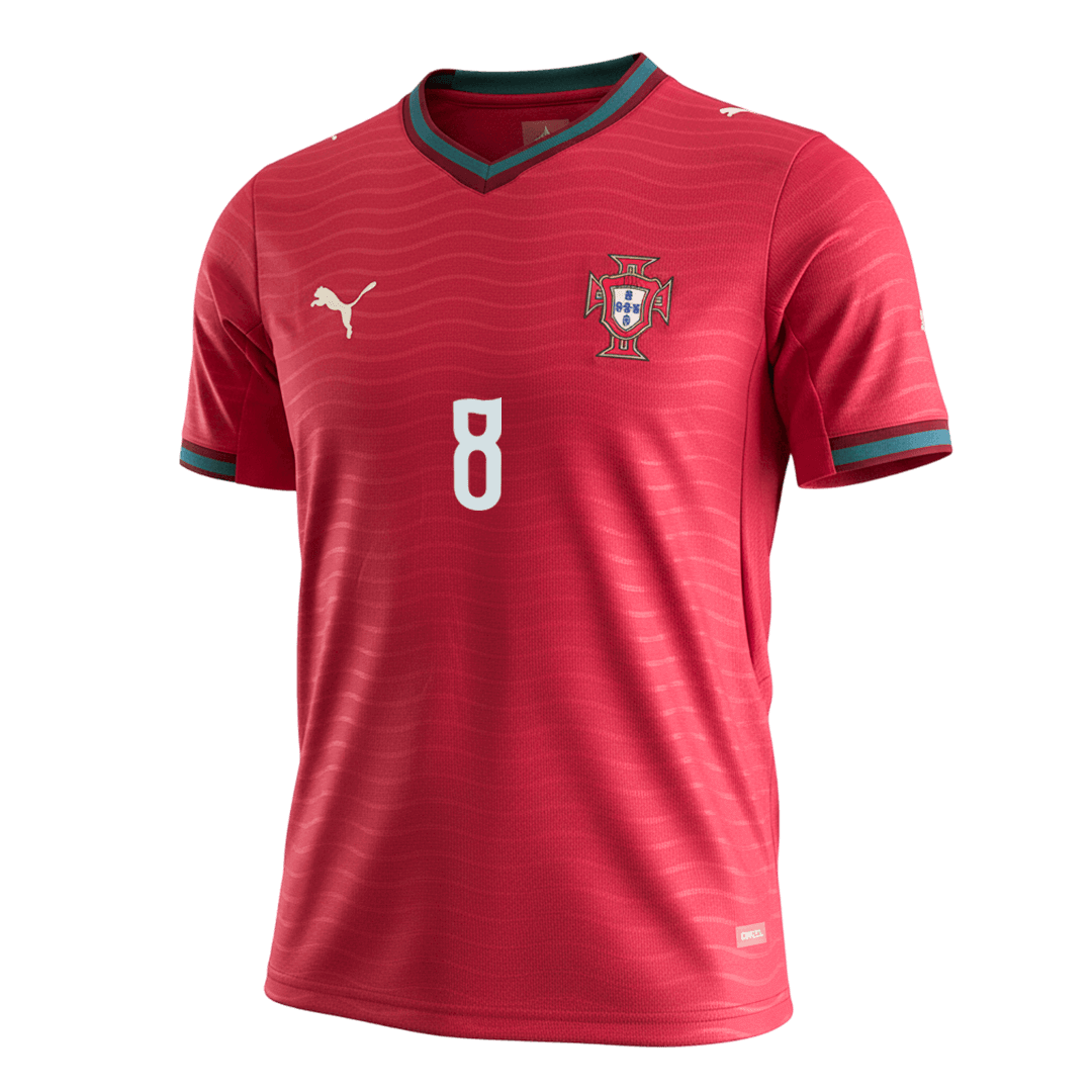 B.FERNANDES #8 Portugalia Koszulka domowa piłkarska 2026