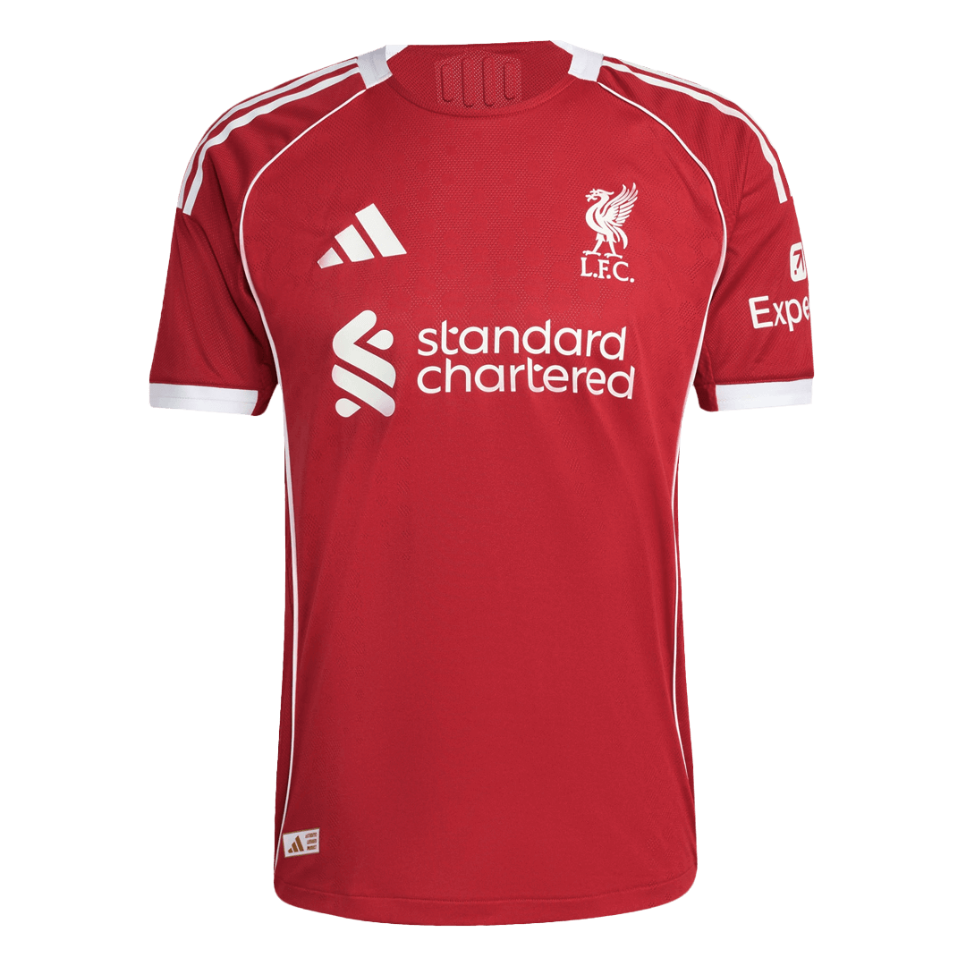 Autentyczna koszulka piłkarska Liverpoolu GAKPO #18 2025/26