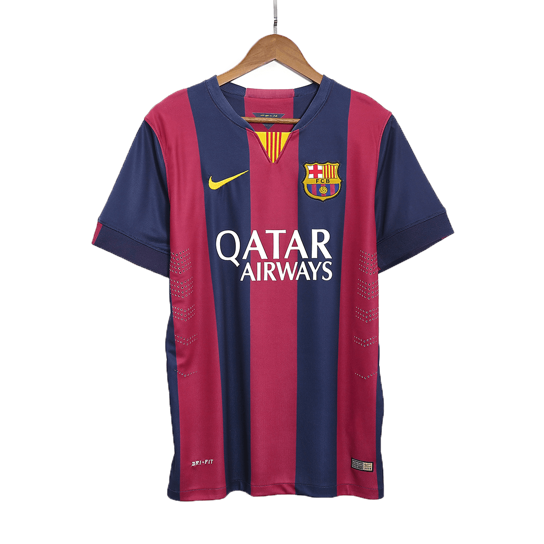 Koszulka piłkarska Retro SUÁREZ #9 2014/15 Barcelona Home