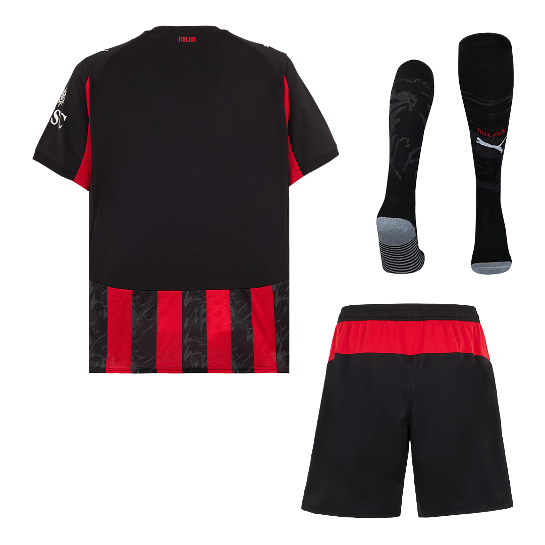 Zestaw domowy AC Milan (koszulka + spodenki + skarpetki) 2025/26