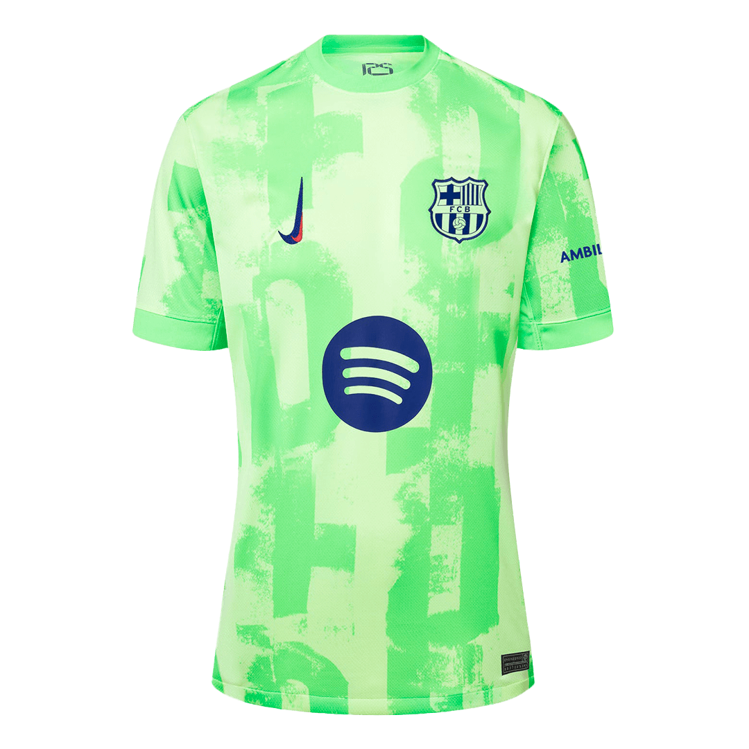 Koszulka wyjazdowa LAMINE YAMAL #19 Barcelona Third Away Soccer Jersey - UCL£¨Spotify Logo Without Text£©