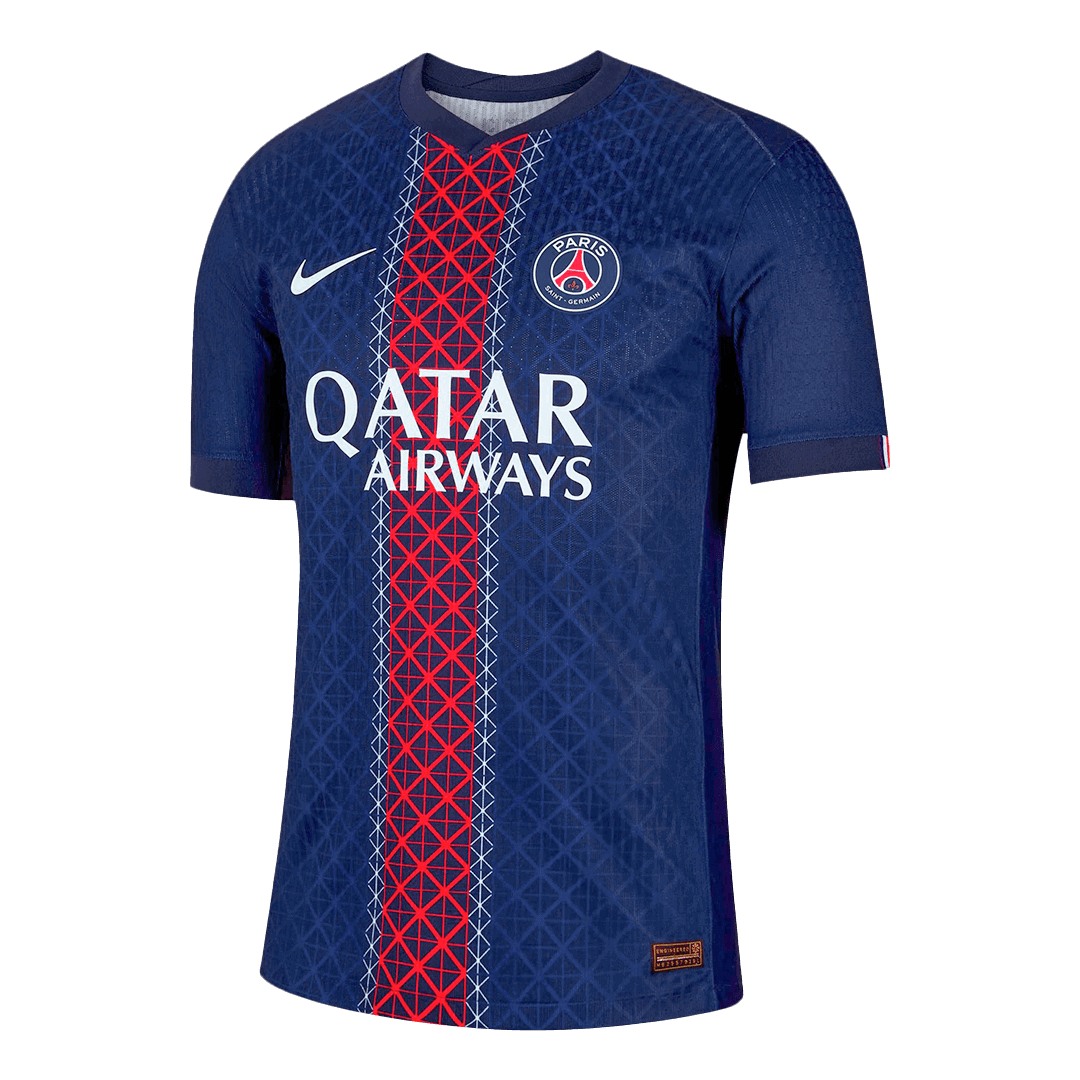 Autentyczna koszulka piłkarska D.DOUÉ #14 PSG 2025/26 granatowa