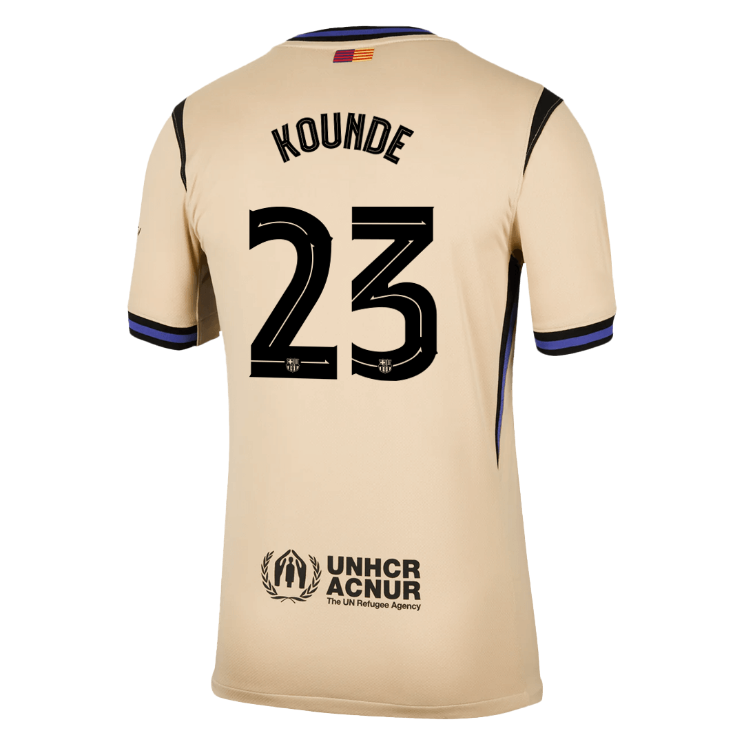 Koszulka wyjazdowa Barcelony KOUNDE #23 2025/26