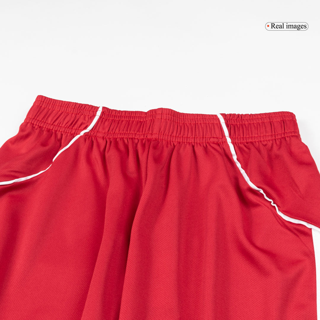 Spodenki piłkarskie Liverpool Home 25/26 czerwone