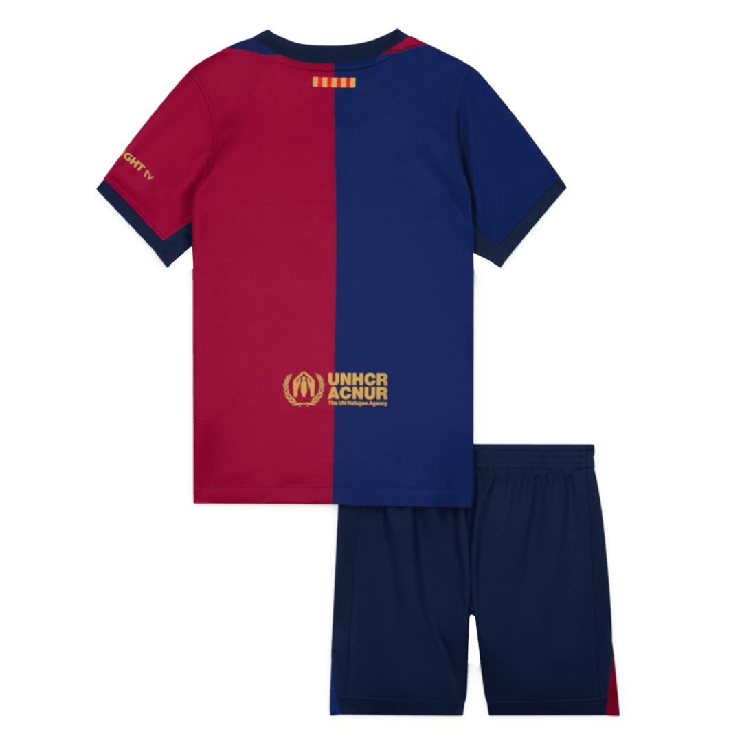 Dziecięce stroje piłkarskie Barcelona na zamówienie 2024/25