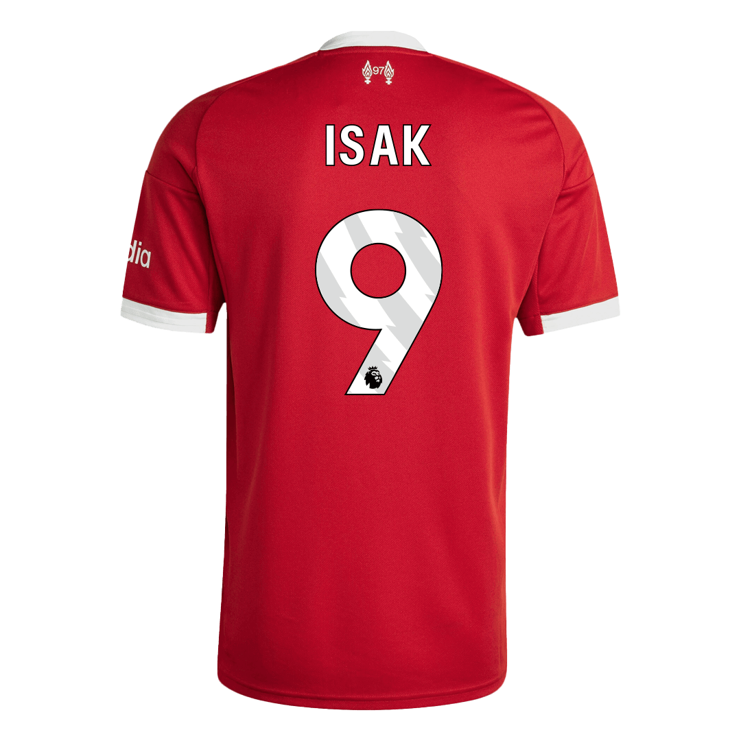 ISAK #9 Liverpool Koszulka domowa piłkarska 25/26 czerwona