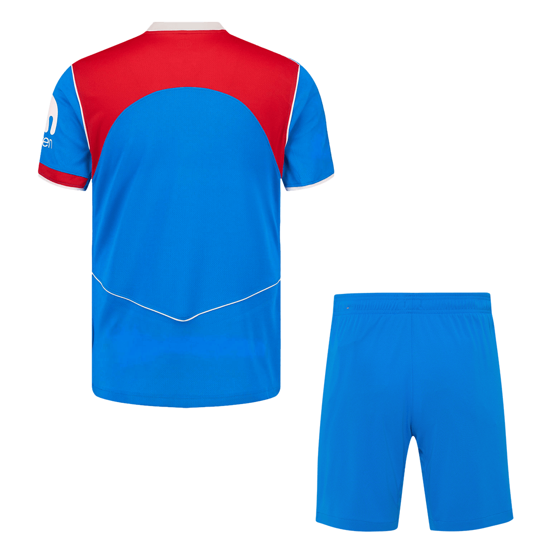 Trzeci wyjazdowy zestaw koszulek piłkarskich Atletico Madryt (koszulka + spodenki) 2025/26
