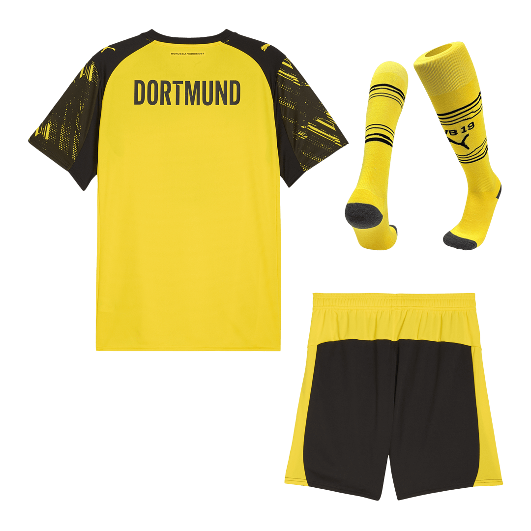 Zestaw domowy Borussii Dortmund (koszulka + spodenki + skarpetki) 2025/26