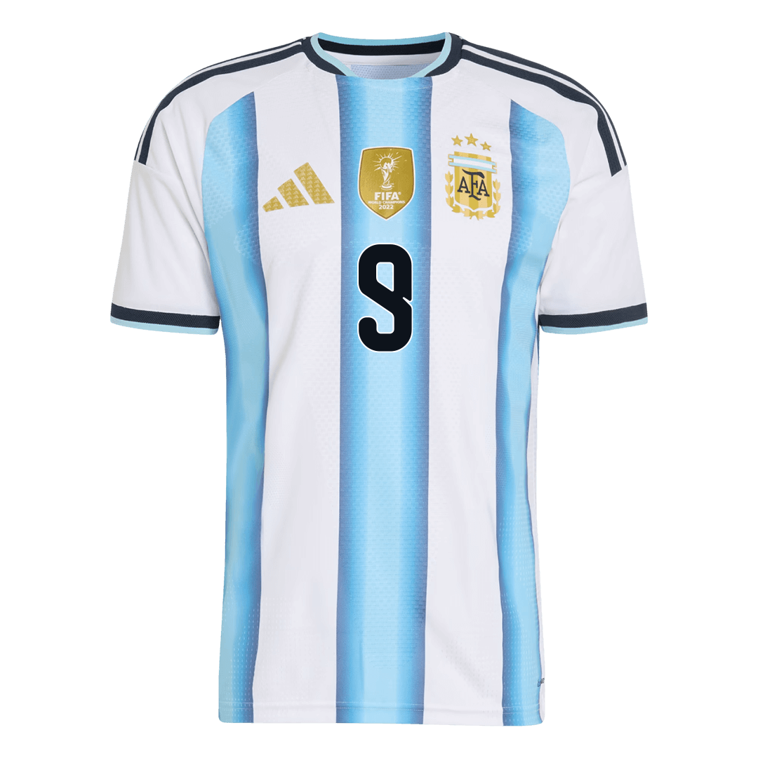 Oryginalna koszulka domowa J.ÁLVAREZA #9 Argentyny na rok 2026