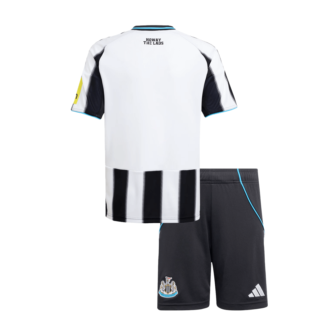 Dziecięcy zestaw piłkarski Newcastle United Home (koszulka + spodenki) 2025/26