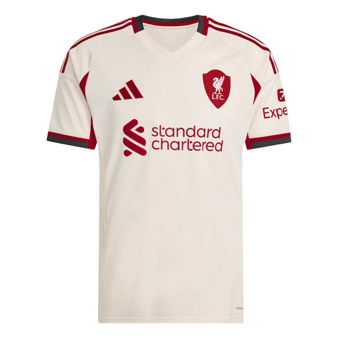 Wyjazdowa koszulka piłkarska GAKPO #18 Liverpool 2025/26