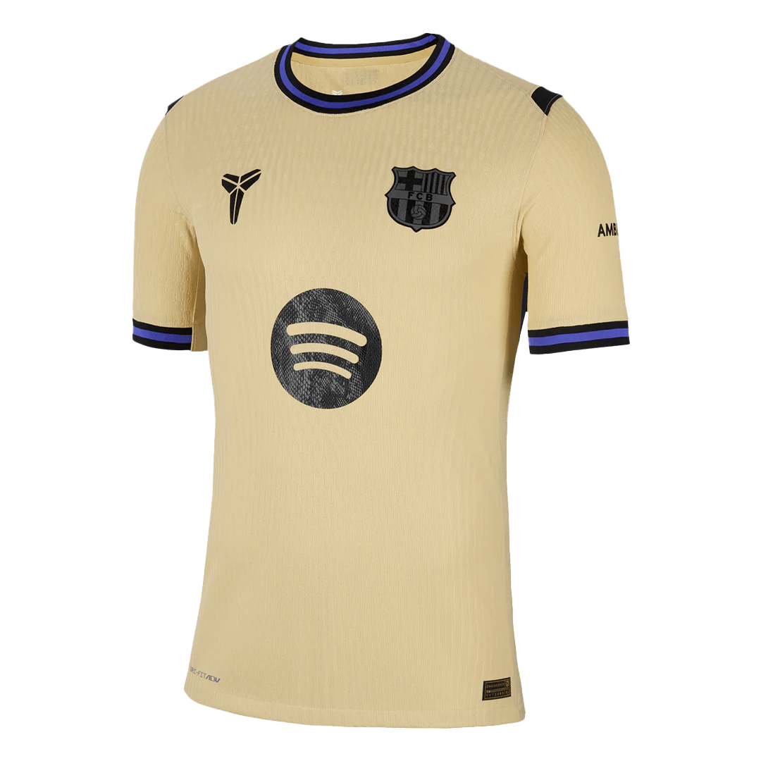 Oryginalna koszulka wyjazdowa RAPHINHA #11 Barcelona 2025/26 żółta - UCL
