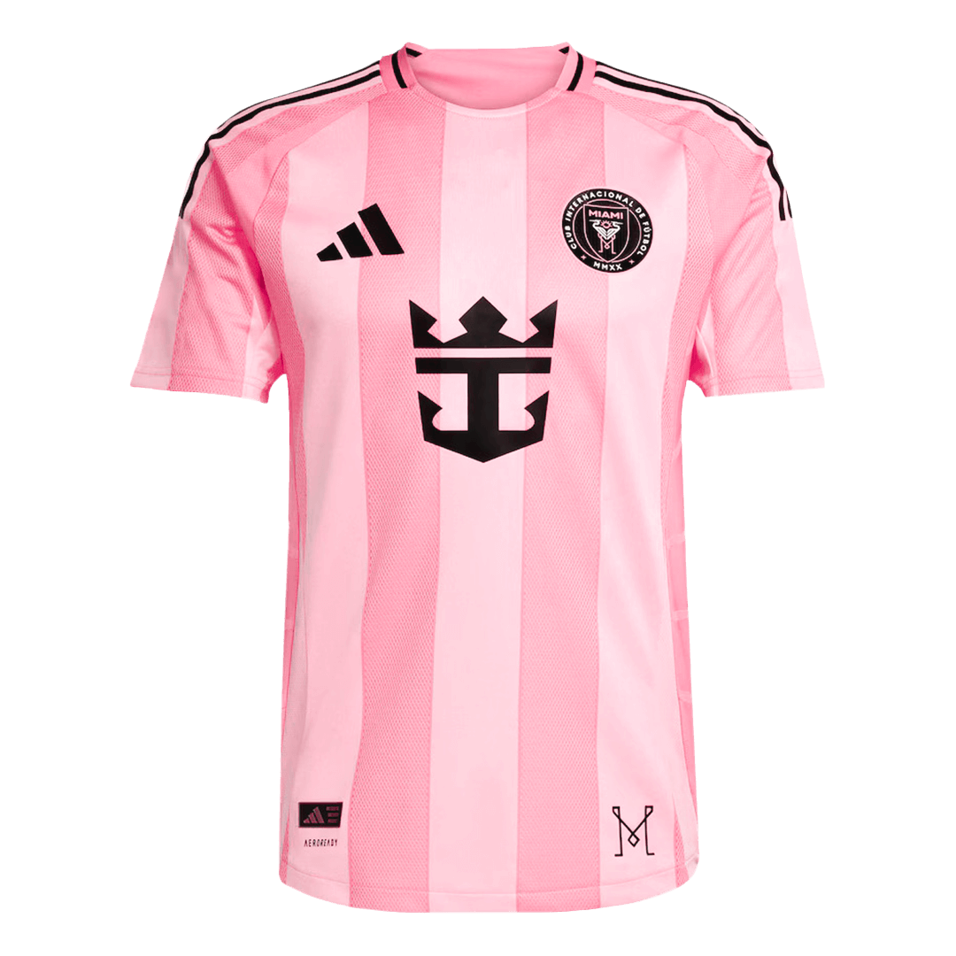 Oryginalna koszulka domowa DE PAUL #7 Inter Miami CF 2025 w kolorze różowym