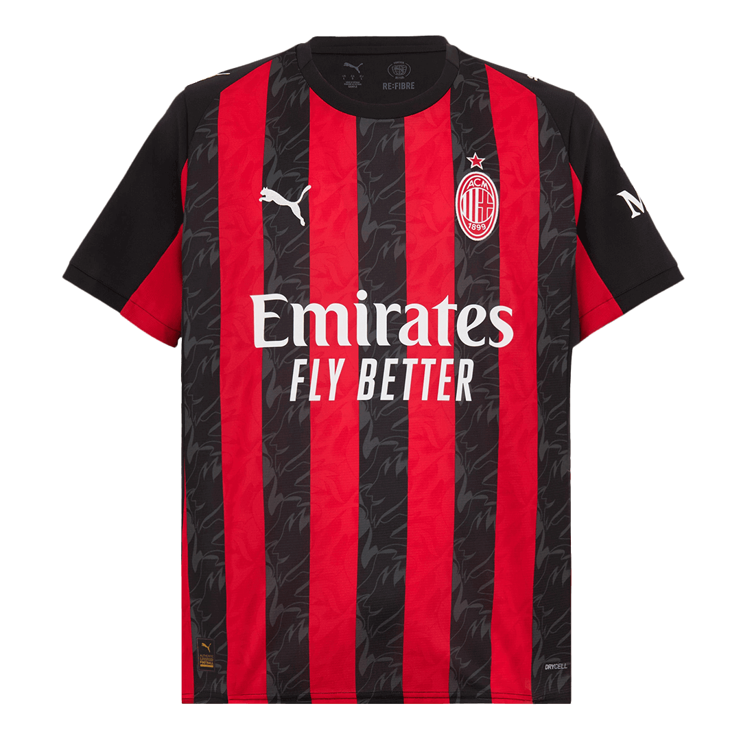 Koszulka piłkarska MODRIĆ #14 AC Milan 2025/26 czerwono-czarna