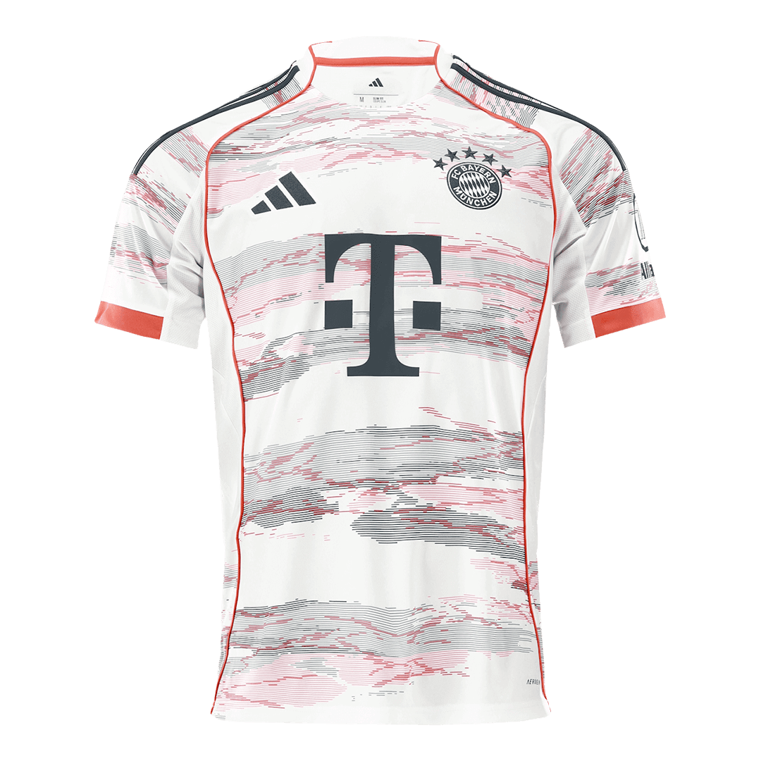 Koszulka wyjazdowa MÜLLER Special #25 Bayern Monachium 2025/26, biała