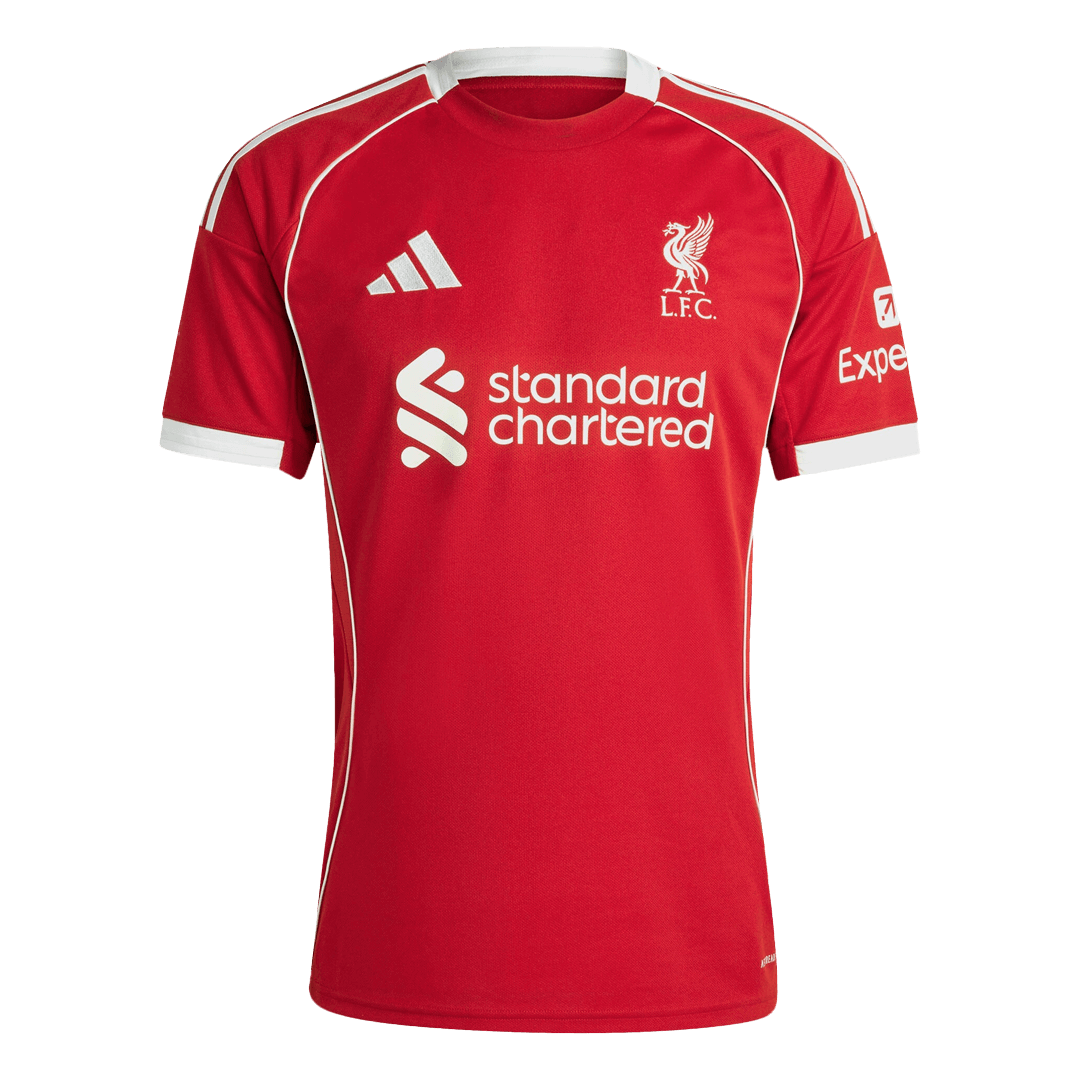 SZOBOSZLAI #8 Domowa koszulka piłkarska Liverpoolu 2025/26