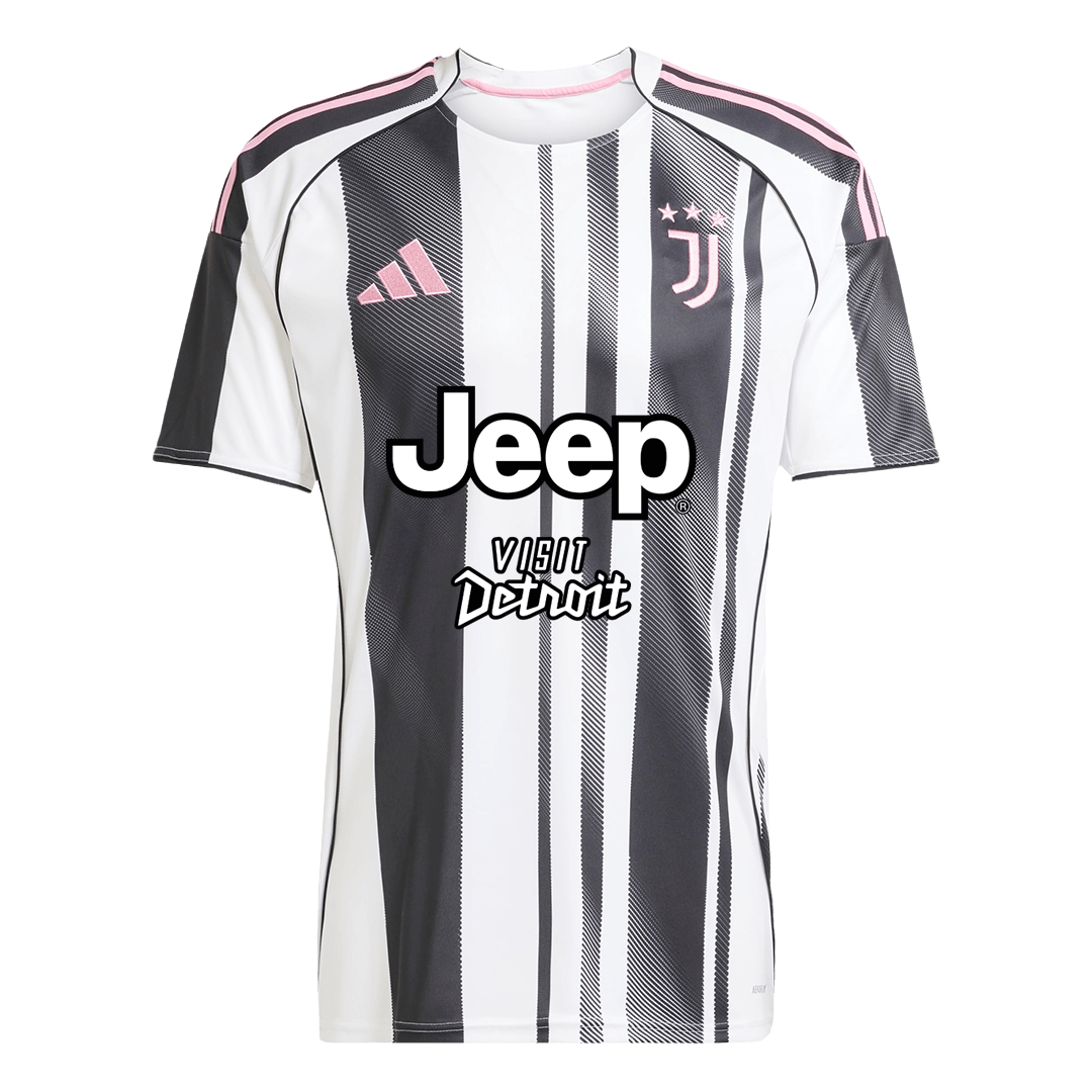 Zestaw piłkarski Juventus Home (koszulka + spodenki) 2025/26 Czarno-biały