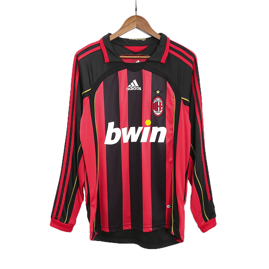 Koszulka piłkarska z długim rękawem AC Milan Retro 2006/07