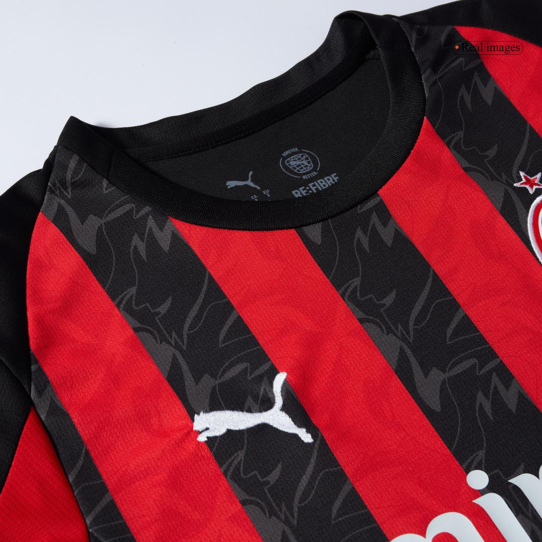 Koszulka piłkarska MODRIĆ #14 AC Milan 2025/26 czerwono-czarna