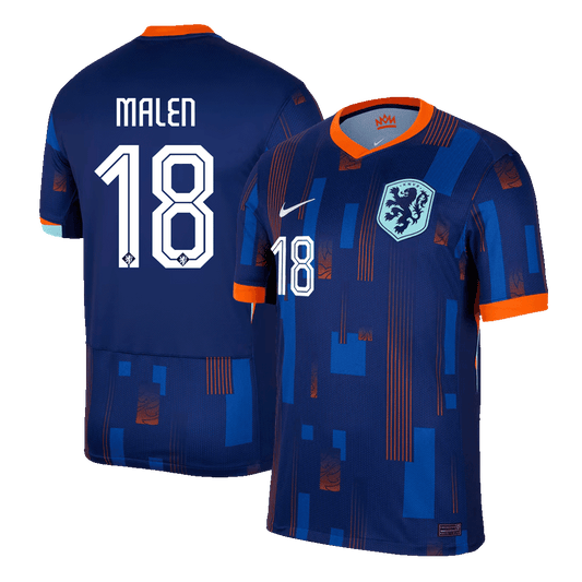Koszulka wyjazdowa MALEN #18 Holandia na Euro 2024