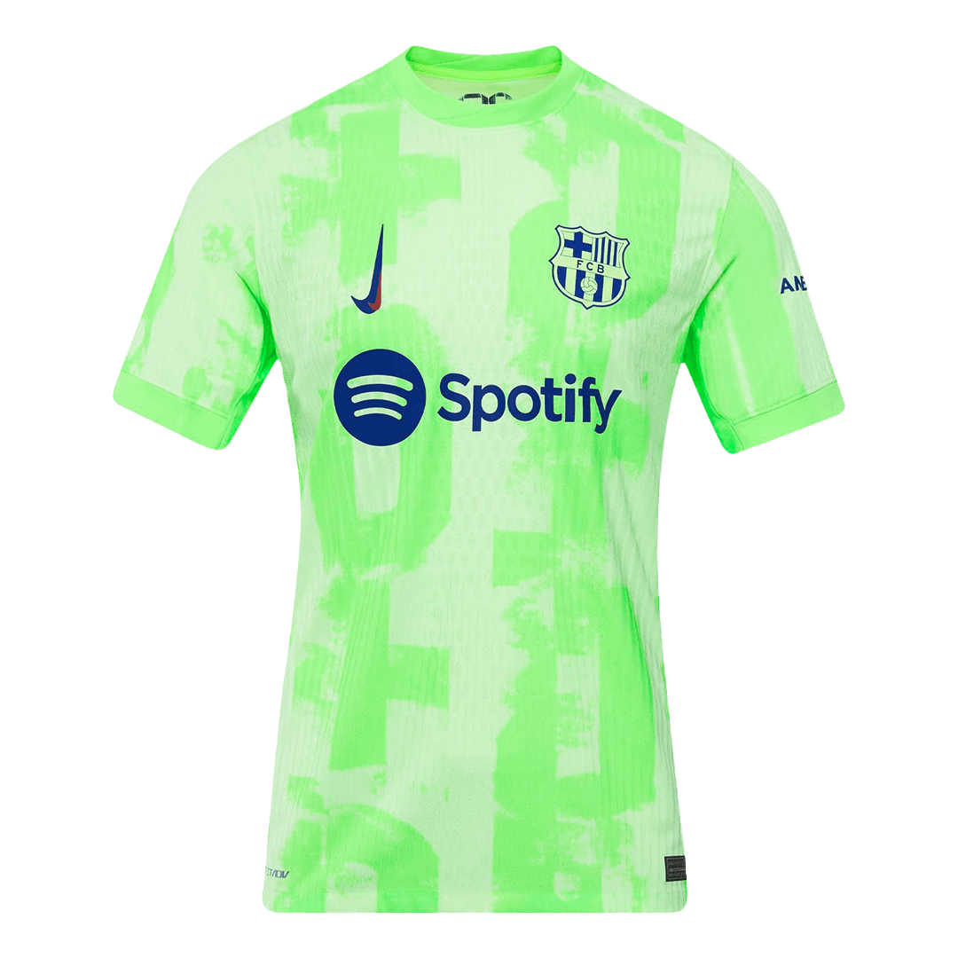 Autentyczna koszulka wyjazdowa LEWANDOWSKI #9 Barcelona Third Away Soccer Jersey 2024/25 - UCL