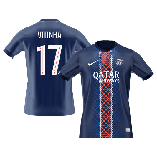 Domowa koszulka piłkarska VITINHA #17 PSG 2025/26