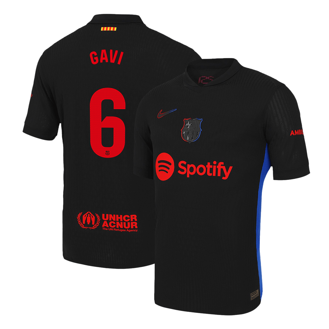Oryginalna koszulka wyjazdowa GAVI #6 Barcelona 2024/25