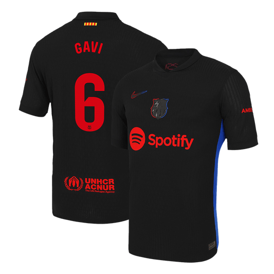 Oryginalna koszulka wyjazdowa GAVI #6 Barcelona 2024/25