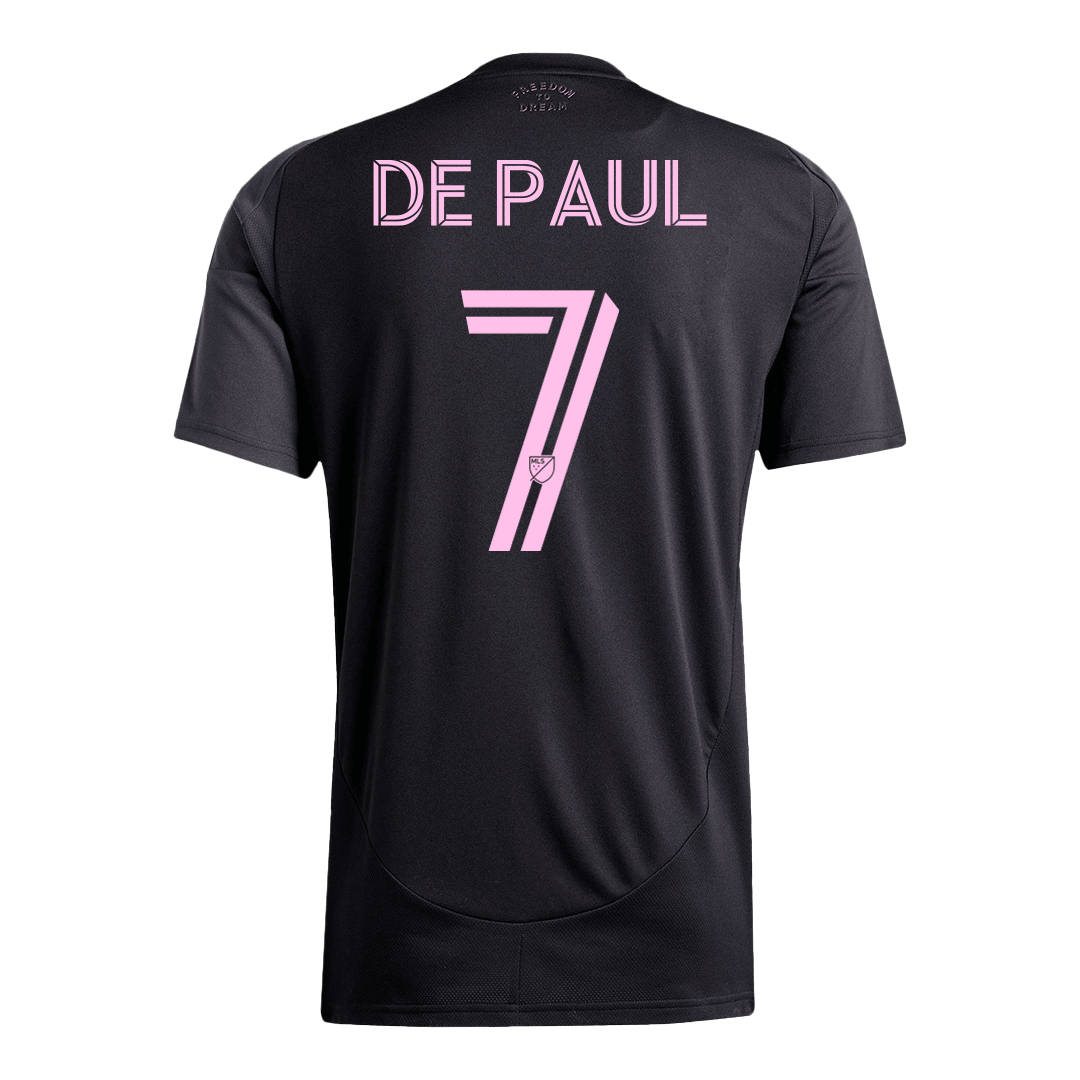 Koszulka wyjazdowa DE PAUL #7 Inter Miami 2025 czarno-szara