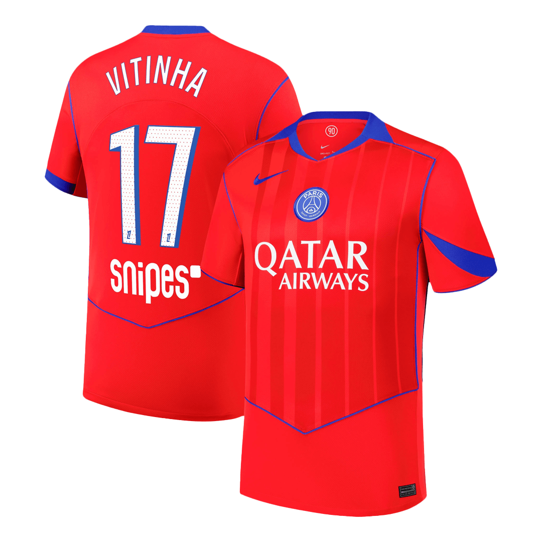 Trzecia wyjazdowa koszulka piłkarska VITINHA #17 PSG 2025/26