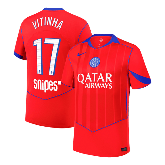Trzecia wyjazdowa koszulka piłkarska VITINHA #17 PSG 2025/26
