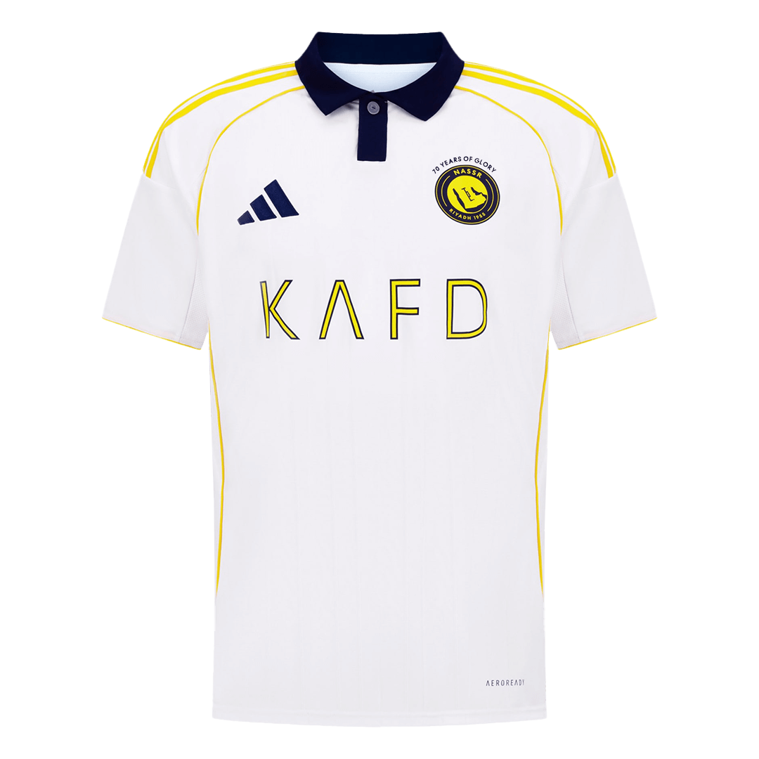 Koszulka wyjazdowa RONALDO #7 Al Nassr 2025/26, biała