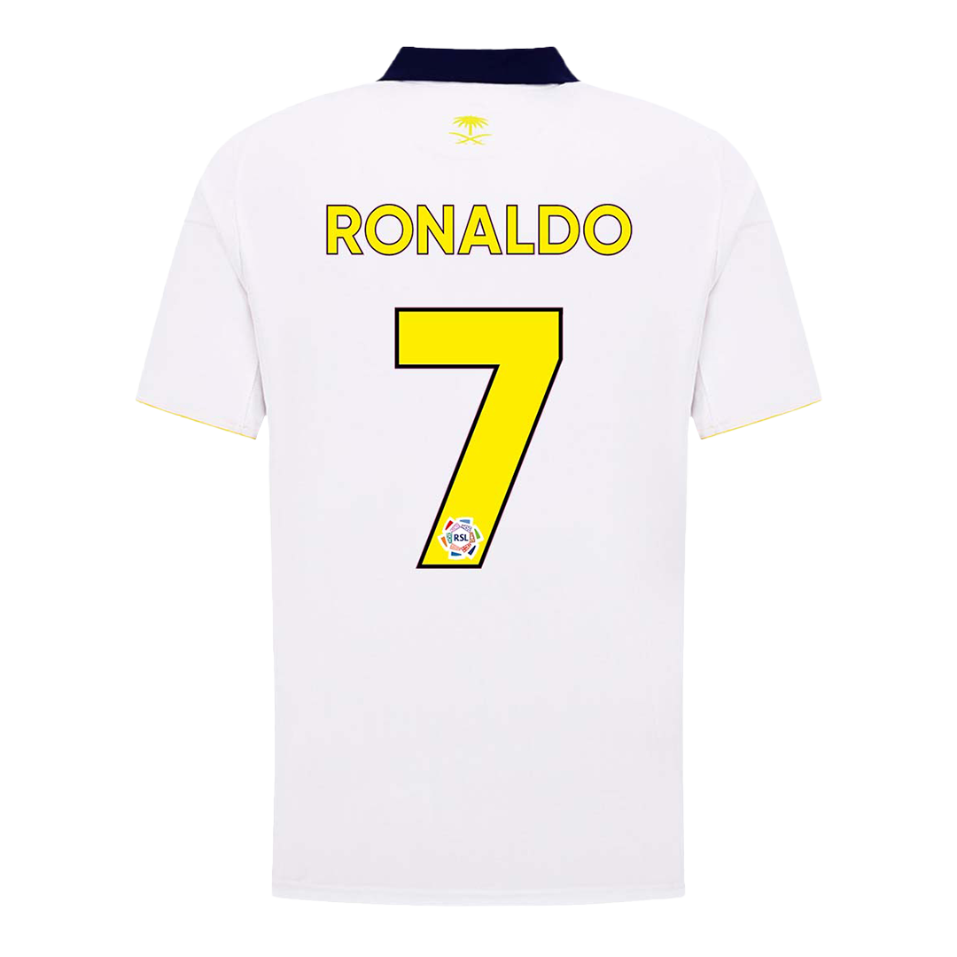 Koszulka wyjazdowa RONALDO #7 Al Nassr 2025/26, biała