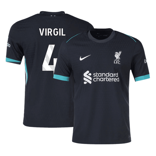 Oryginalna koszulka wyjazdowa VIRGIL #4 Liverpool 2024/25