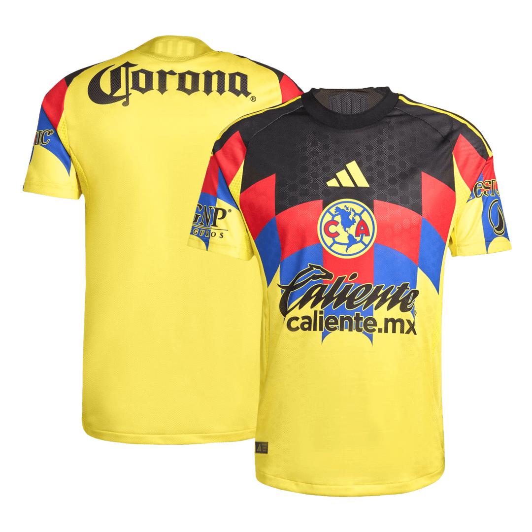 Oryginalna domowa koszulka piłkarska Club America 2025/26 żółta