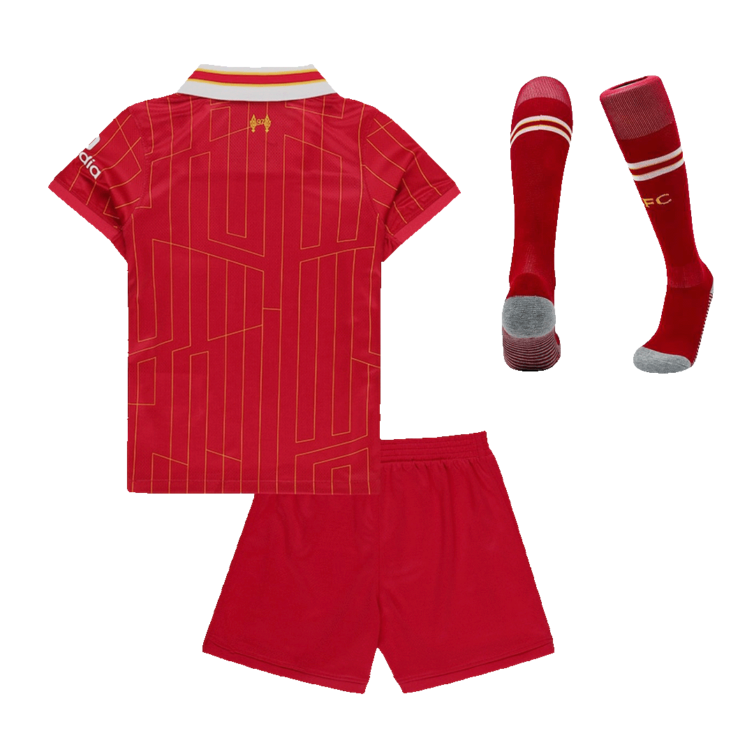 Liverpool Tanie Dziecięce Strój Domowy 2024/25 (Koszulka + Spodenki + Skarpetki)