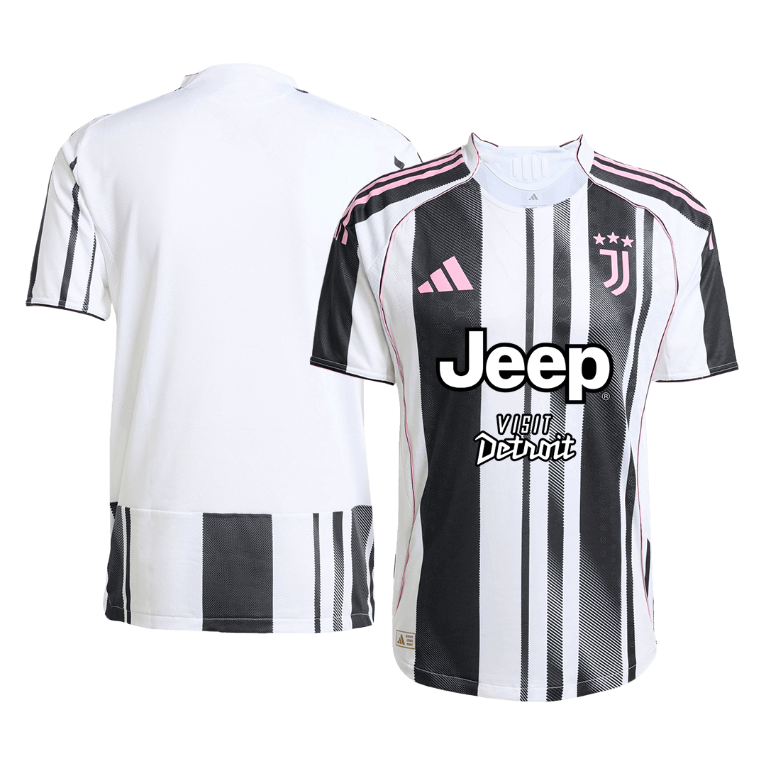Oryginalna koszulka domowa Juventusu 2025/26 Czarno-biała