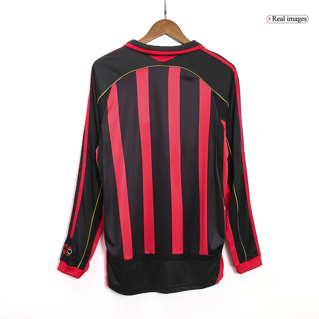 Koszulka piłkarska z długim rękawem AC Milan Retro 2006/07