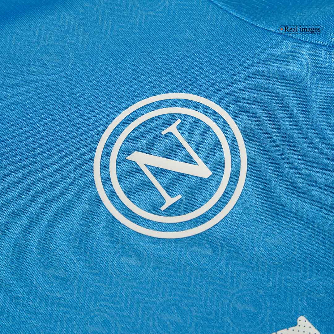 Dziecięcy zestaw piłkarski Napoli Home (koszulka + spodenki) 2024/25