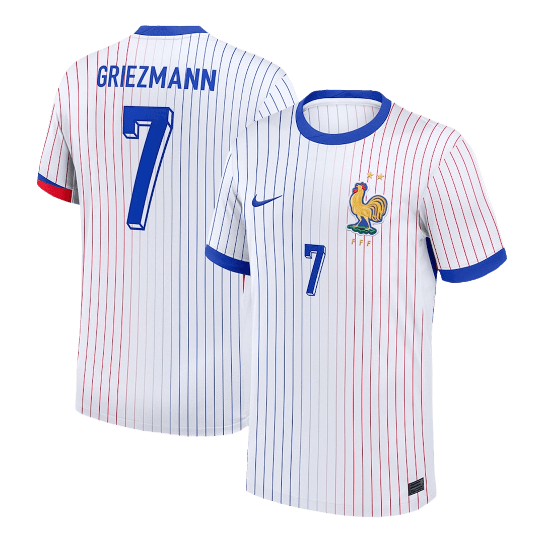 GRIEZMANN #7 Francja Wyjazdowa Koszulka Piłkarska Euro 2024