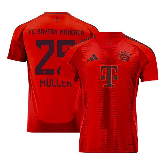 Domowa koszulka piłkarska MÜLLER #25 Bayern Monachium