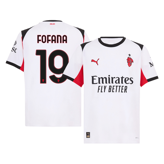 Koszulka wyjazdowa AC Milan FOFANA #19 2025/26