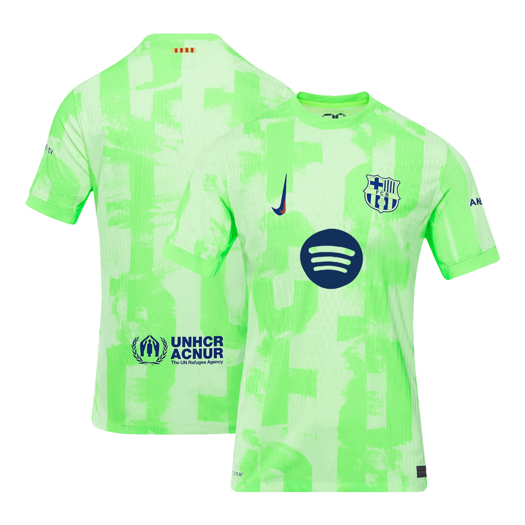 Oryginalna trzecia wyjazdowa koszulka piłkarska Barcelony 2024/25 - UCL£¨Spotify Logo Without Text£©