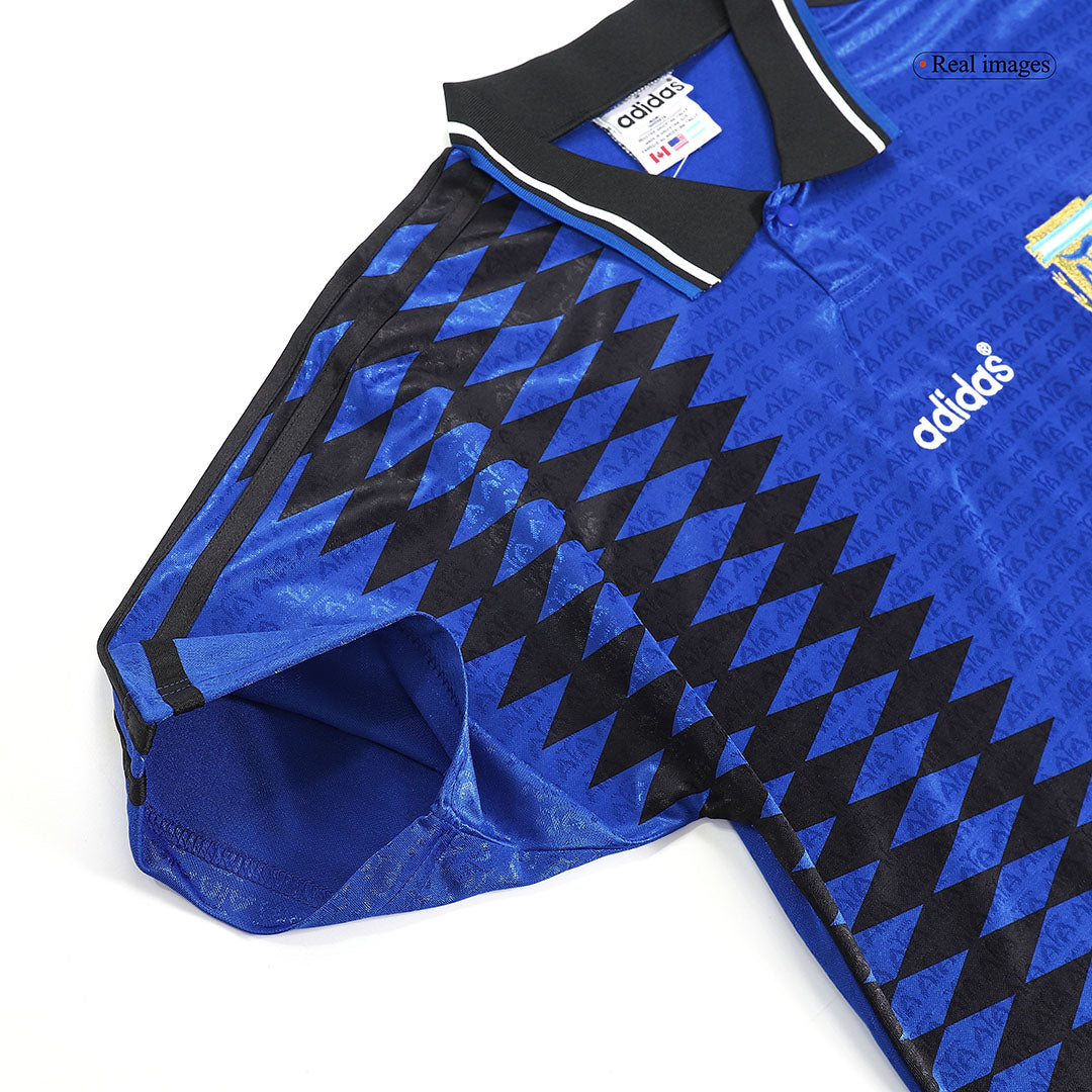 Koszulka wyjazdowa reprezentacji Argentyny Retro nr 10 z 1994 r.
