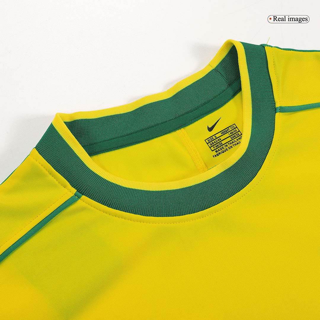 Koszulka domowa Brazylii RONALDO #9 Retro 1998 – Mistrzostwa Świata