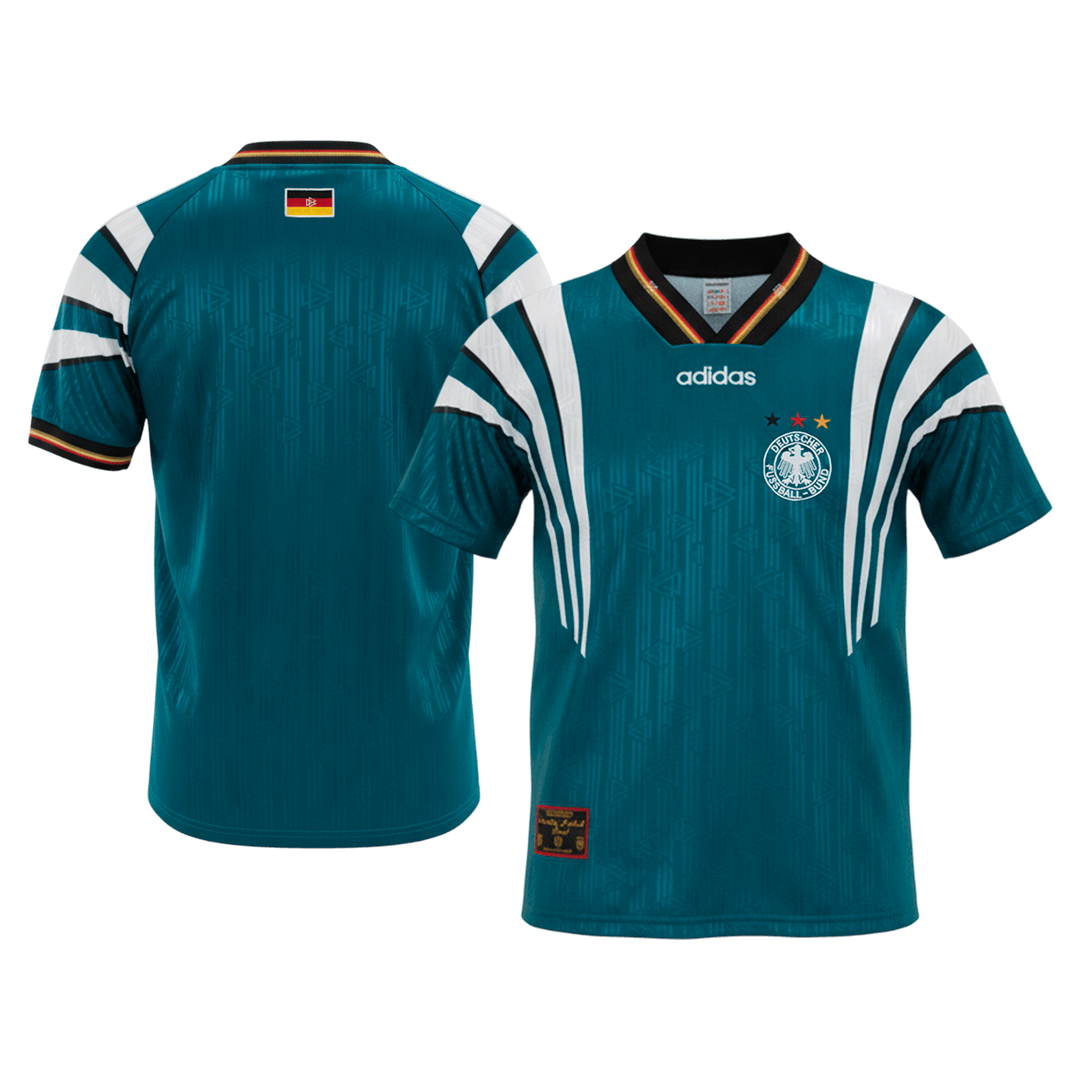 Koszulka wyjazdowa reprezentacji Niemiec z sezonu 1996/97