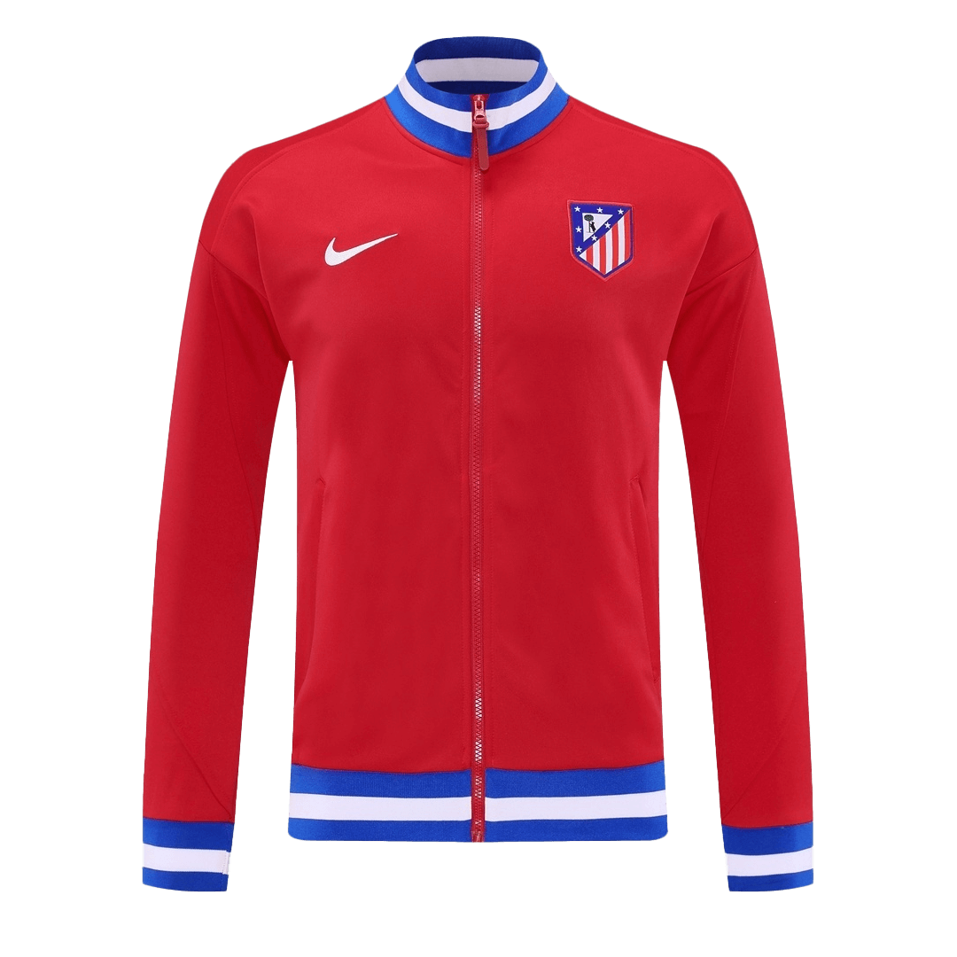 25/26 Atletico Madryt Treningowy Zestaw Kurtka (Kurtka + Spodnie) Czerwony