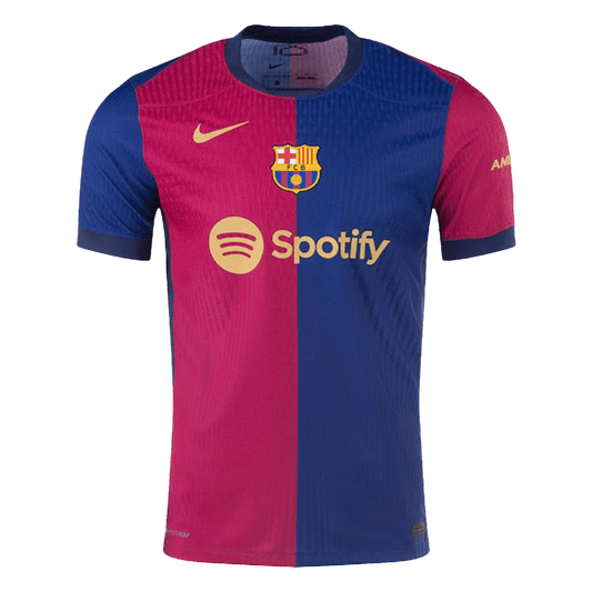 Oryginalna koszulka domowa Barcelony na sezon 2024/25 – stary sponsor