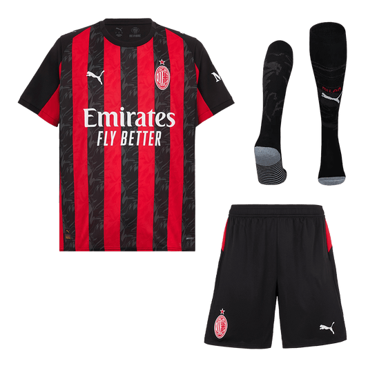 Zestaw domowy AC Milan (koszulka + spodenki + skarpetki) 2025/26